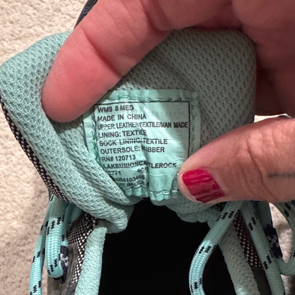 Eddie Bauer Black and Teal Athletic Shoes - Picture 8 of 8